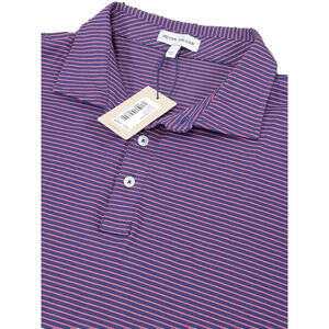 Peter Millar -2XL- Crown Pilot Mill Halifax Stripe Pima Cotton Polo Shirt